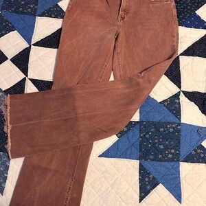 Elegant Mauve Flare Jeans for Women